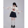 image:imageCute Cherry Print Camisole Tops for Women Y2K Bow Tie Sleeveless Vintage Crop Top OverSleeve Kawaii TShirtCheery With Sleeve