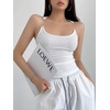 image:imageDynict Invisible Strap Tank Tops Y2k Aesthetic Sexy Tank Tops for Women Thin Strap Tank TopsWhite