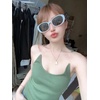 image:imageDynict Invisible Strap Tank Tops Y2k Aesthetic Sexy Tank Tops for Women Thin Strap Tank TopsWhite