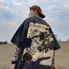 image:imageDynict Unisex Y2k TShirt Rose Letter Print Oversized Graphic Tees Short Sleeve Gothic TShirts Grunge ClothesGrey