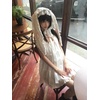 image:imageDynict Womens White Lace Ruffle Dress Y2K Chic Slip Sundress Cute Casual Kawaii Pleated Solid Mini DressWhite