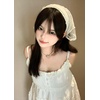 image:imageDynict Womens White Lace Ruffle Dress Y2K Chic Slip Sundress Cute Casual Kawaii Pleated Solid Mini DressWhite