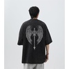 image:imageMens Y2K Acid Wash Gothic Graphic TShirts Skull Print Vintage Oversized Washed Tees Grunge ClothesBlack