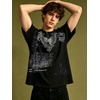 image:imageMens Y2K Vintage TShirt Gothic Cross Graphic Print TShirt Round Neck Short Sleeve TopsBlack
