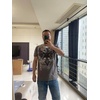 image:imageMens Y2K Vintage TShirt Gothic Cross Graphic Print TShirt Round Neck Short Sleeve TopsBrown