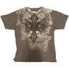 image:imageMens Y2K Vintage TShirt Gothic Cross Graphic Print TShirt Round Neck Short Sleeve TopsBrown