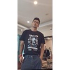 image:imageUnisex Cartoon TShirts Harajuku Kawaii Cat Letter Printed Short Sleeve Tees Couple Loose Clothes Y2K TopsBlack