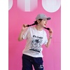 image:imageUnisex Cartoon TShirts Harajuku Kawaii Cat Letter Printed Short Sleeve Tees Couple Loose Clothes Y2K TopsWhite