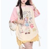 image:imageY2K Cartoon Graphic TShirt for Women Kawaii Cute Cat Tees Harajuku Casual Patchwork Trendy TShirtPink