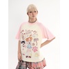 image:imageY2K Cartoon Graphic TShirt for Women Kawaii Cute Cat Tees Harajuku Casual Patchwork Trendy TShirtPink