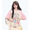 image:imageY2K Cartoon Graphic TShirt for Women Kawaii Cute Cat Tees Harajuku Casual Patchwork Trendy TShirtPink