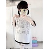 image:imageY2k Kawaii Shirts for Women Cartoon Graphic Tees Off Shoulder Cutecore Shirts Harajuku Fashion Gothic TopsWhite