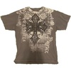 image:imageMens Y2K Vintage TShirt Gothic Cross Graphic Print TShirt Round Neck Short Sleeve TopsBrown