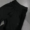 image:imageMens Y2K Wide Leg Sweatpants Drawstring Double Waisted Baggy HipHop Vintage Pants Gym Workout TrousersBlack