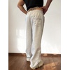 image:imageMens Y2K Wide Leg Sweatpants Drawstring Double Waisted Baggy HipHop Vintage Pants Gym Workout TrousersGrey