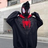 image:imageDynict Mens Spider Hoodies Unisex Oversize Goth Jacket Y2K Punk Streetwear Zip Up Hoodie Spider capsHoodie
