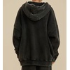 image:imageDynict Mens ZipUp Hoodies Solid HipHop Y2K Oversize Wash Old Craft Basic Hoodies Heavyweight Casual Fit SweatshirtBlack