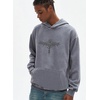 image:imageDynict Unisex Y2K Aicd Wash Gothic Graphic Hoodies Oversize Grunge Skull Wing Print Sweatshirt Casual Fit PulloverGrey