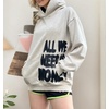 image:imageDynict Unisex Y2K Colorful Sweatshirt Hip Hop Letter Print Oversize Hoodie Casual Baggy Harajuku Gothic Pullover HoodieBeige
