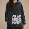 image:imageDynict Unisex Y2K Colorful Sweatshirt Hip Hop Letter Print Oversize Hoodie Casual Baggy Harajuku Gothic Pullover HoodieBlack