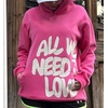 image:imageDynict Unisex Y2K Colorful Sweatshirt Hip Hop Letter Print Oversize Hoodie Casual Baggy Harajuku Gothic Pullover HoodiePink