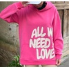 image:imageDynict Unisex Y2K Colorful Sweatshirt Hip Hop Letter Print Oversize Hoodie Casual Baggy Harajuku Gothic Pullover HoodiePink