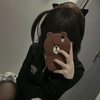 image:imageDynict Womens Y2K Cute Graphic Zip Up Hoodies Short Sleeve Harajuku Slim Fit Kawaii Aesthetic Cartoon Print TShirtBlacklong