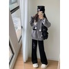 image:imageDynict Womens Y2K Kawaii Hoodies Cute Cat Graphic Cat Ears Zip Up Hoodies Casual Harajuku Drawstring CardigansCardigan