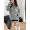 image:imageDynict Womens Y2K Kawaii Hoodies Cute Cat Graphic Cat Ears Zip Up Hoodies Casual Harajuku Drawstring CardigansHoodie