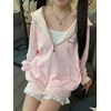 image:imageDynict Womens Y2K Zip Up Cute Graphic Hoodies Cat Ears Casual Cartoon Harajuku Kawaii Clothes Oversize Streetwear JacketPink