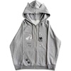 image:imageDynict Womens Y2K Kawaii Hoodies Cute Cat Graphic Cat Ears Zip Up Hoodies Casual Harajuku Drawstring CardigansHoodie