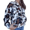 image:imageDynict Womens Y2K Quarter Zip Pullover Graphic Camo Hoodies Oversized Cheetah Print Jacket Duck Camo SweatshirtsBrown