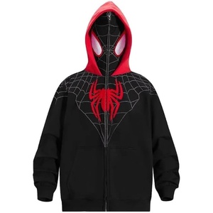 image:imageDynict Mens Spider Hoodies Unisex Oversize Goth Jacket Y2K Punk Streetwear Zip Up Hoodie Spider capsHoodie