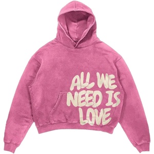 image:imageDynict Unisex Y2K Colorful Sweatshirt Hip Hop Letter Print Oversize Hoodie Casual Baggy Harajuku Gothic Pullover HoodiePink