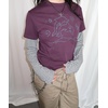 image:imageDynict Womens Y2K Gothic Punk Sweatshirts Grunge Vinitage Slim Fit Long Sleeve Tops Stripe Floral Print 2000s StreetwearPurple