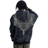 image:imageDynict Unisex Y2K Aicd Wash Gothic Graphic Hoodies Oversize Grunge Skull Wing Print Sweatshirt Casual Fit PulloverBlack1
