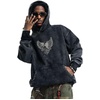 image:imageDynict Unisex Y2K Aicd Wash Gothic Graphic Hoodies Oversize Grunge Skull Wing Print Sweatshirt Casual Fit PulloverBlack1