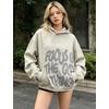 image:imageDynict Unisex Y2K Colorful Sweatshirt Hip Hop Letter Print Oversize Hoodie Casual Baggy Harajuku Gothic Pullover HoodieBeige1