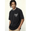 image:imageMens Y2K Acid Wash Gothic Graphic TShirts Skull Print Vintage Oversized Washed Tees Grunge ClothesBlack1