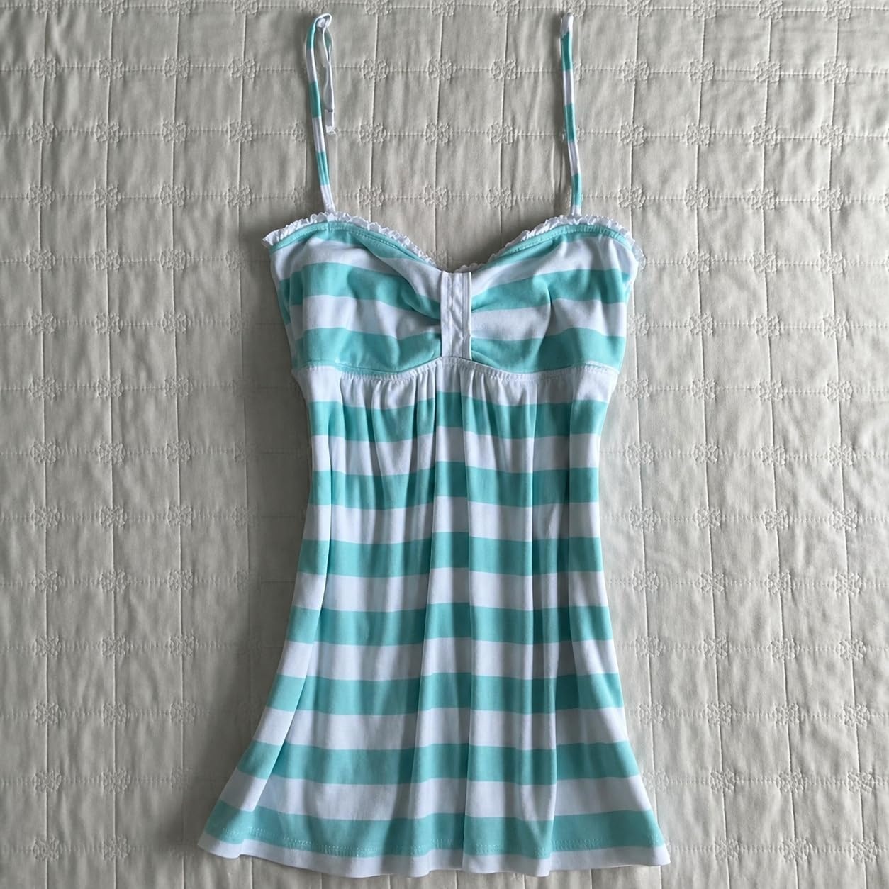 image:imageWomens Y2K Vintage Striped Goth TShirt 2000s Retro Lace Up Slim Fit Crop Tops Cutecore Streetwear TShirtBlue1